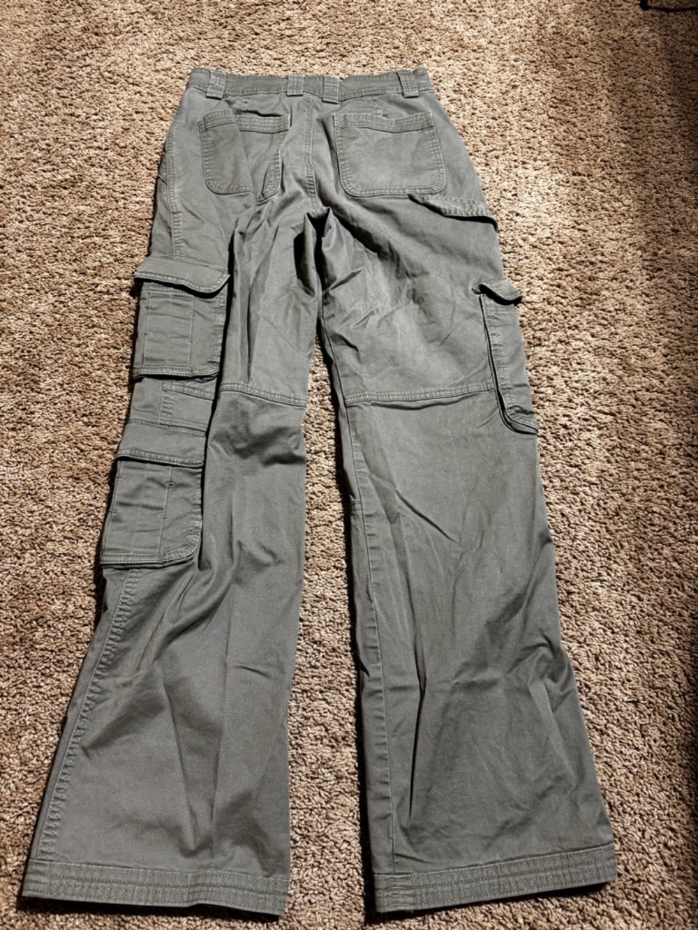Abercrombie & Fitch Olive Green Cargo Pants - Women's 26/2 - Picture 2 of 3